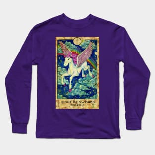 Eight Of Swords. Minor Arcana Tarot Card. Long Sleeve T-Shirt